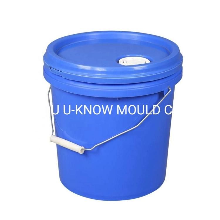 Plastic Injection Moulding Painting Pail Bucket Mold