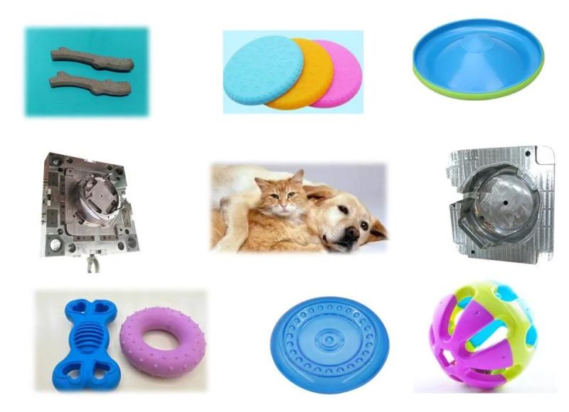 Custom Design Plastic Injection Mold for Pet Toy Dog Frisbee Playing Tools