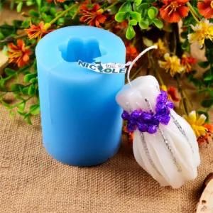 Lz0006 Handmade Custom Made Decorative Silicon Candle Mold