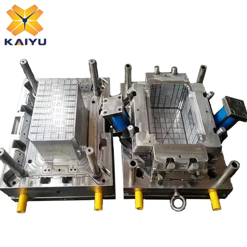 Customized Different Size Vegetables Basket Plastic Crate Injection Mould Maker