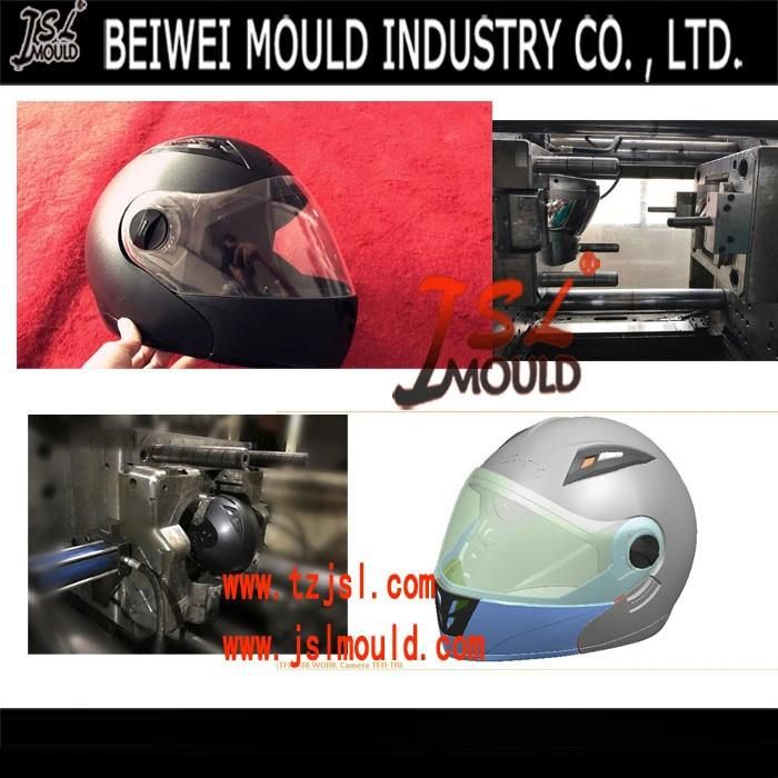 Taizhou Mold Factory Custom Injection Plastic Full Face Motorcycle Helmet Mould