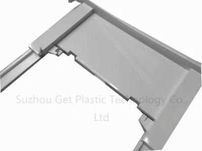 White Plastic Processing Parts in Factoty