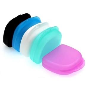 Various Plastic Color Orthodontic Dental Retainer Denture Bath Box
