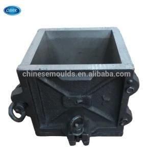 4-Parts Cast Iron Test Cube Mould for Concrete 100mm/150mm Concrete Cube Moulds