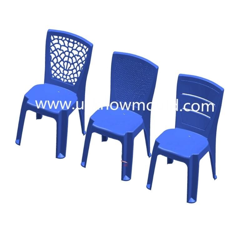 Factory Wholesale High Quality Armless Chair Mold Injection Plastic Chair Mould