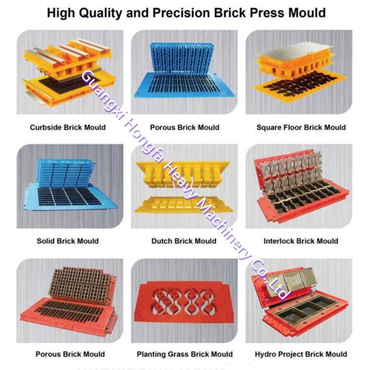 Block Brick Making Machinery Mold for Concrete Block Machine Plant to Produce Pavers Tile Interlocks Hollow Block