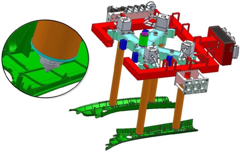 Automotive Low-Pressure Injection Molding Mould a Pillar Mould