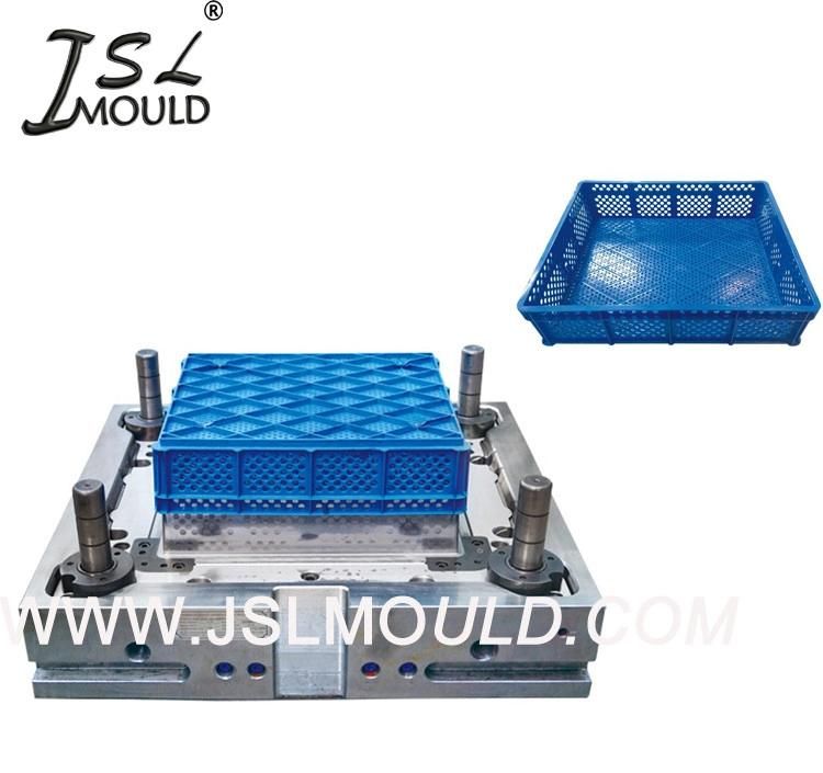Injection Plastic Mesh Design Crate Mould