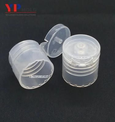 Plastic Transparent White Black Flip Top Cap Lid Injection Mold for Sanitizer Bottle
