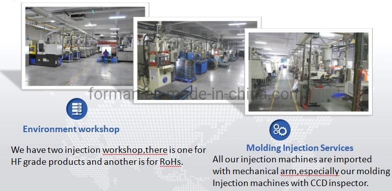 RoHS Manufacturer Compliant Electronic Plastic Housing Plastic Injection Molding