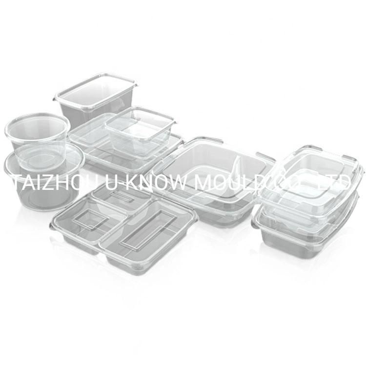 Transparent Plastic Lunch Boxes Mould of Various Styles Food Container Mold