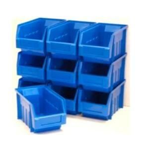 Recycling Plastic Parts Storage Accessory Box Hanging Nesting Stacking Bin