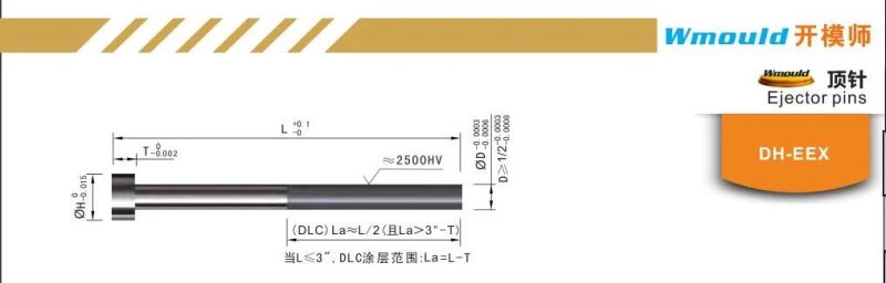 Dh-Eex Tools & Moulding Parts Ejector Pins