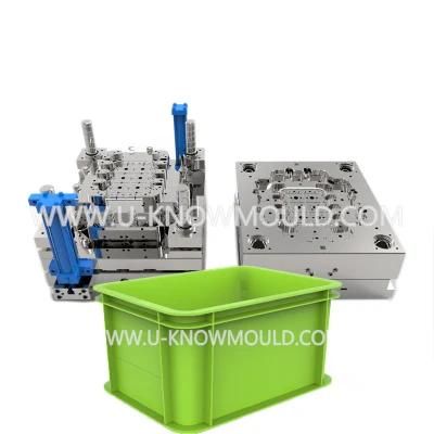 Transport Case Mold with Lid Plastic Turnover Box Injection Mould