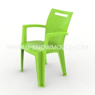 Plastic Outdoor Arm Chair Injection Mould Custmized Plastic Chair Mold