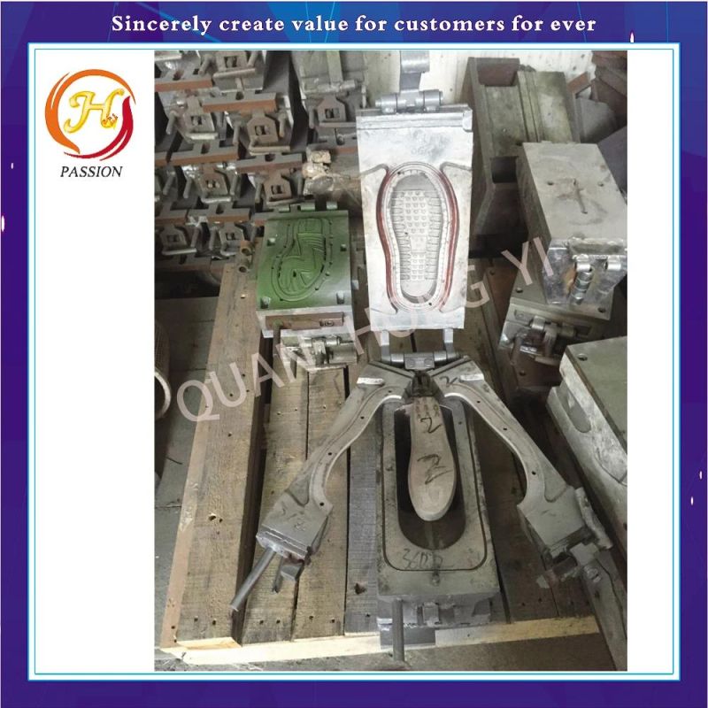 Made in China Plastic Men PVC Half Close Shoes Mould Sandal Footwear Making Pcu Air Blowing Plastic Injection Molds