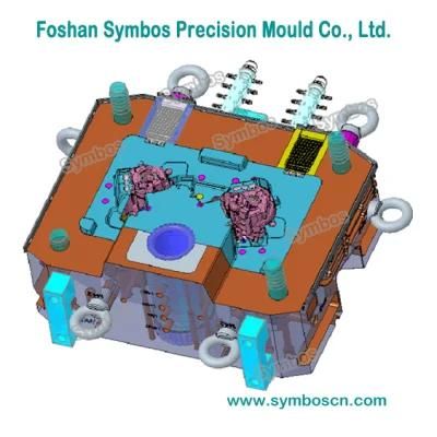 850t Multi-Cavity Complex Structual Molds Hpdc Aluminium Die Casting Mould for Motorcycle ...