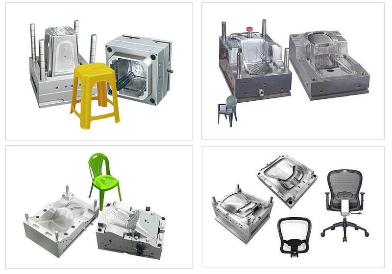 Custom ABS/POM/HDPE/PA6 Plastic Injection Mould for Dinner Furniture/Restaurant Furniture/Furniture Chair/Armless Chair/Office Furniture/Furniture Cabinet Desk