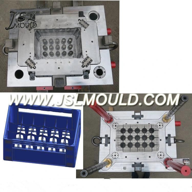 Customized Injection Plastic Soft Drinks Bottle Crate Mould