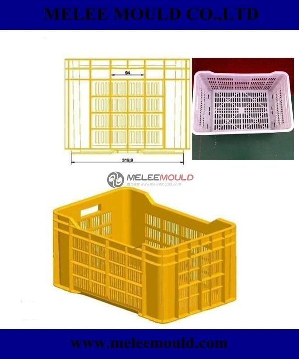Plastic Basket Mould, Plastic Inejction Basket Mold (MELEE MOULD -256)