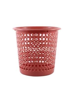 Plastic Household Garbage Can Injection Mould with Pressure Ring Plastic Dustbin Mold