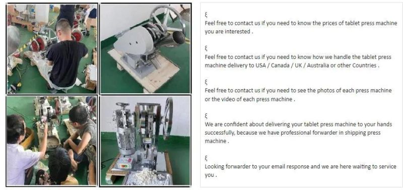 Customized Pill Mould Tablet Press Mould Tdp-0 Tdp-1.5 Tdp-5 Tdp-6 Pill Mould