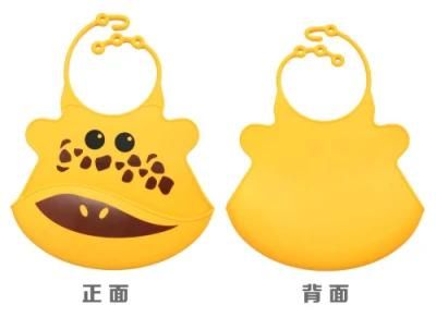 Customized Mould Safety Rubber Baby Bibs Bandana Cotton Silicone Drool Bib Toys