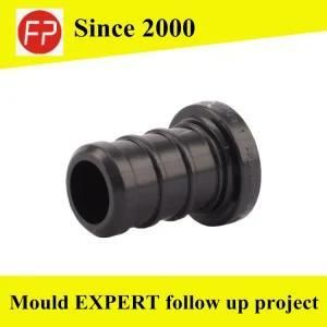 Black Plastic End Cap with Thread Mould
