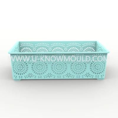 Customized Plastic Household Basket Mould for Small Objects/Plastic Injection Basket Mold