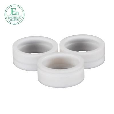 Wholesale Manufacturer CNC Machining PTFE Plastic Ring White Part