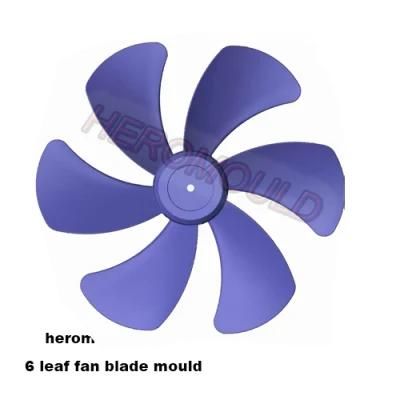 Plastic Injection Molds 6 Leaf Fan Blade Mould 6 Leaf Fan Impeller Mould Heromould