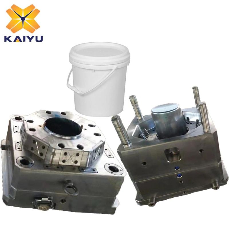Plastic Parts Mould Bucket Cover Handle Pail Lid Injection Mold
