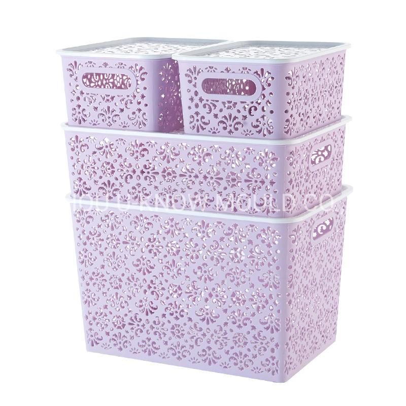 Plastic Basket Injection Mould Household Snack Storage Mold
