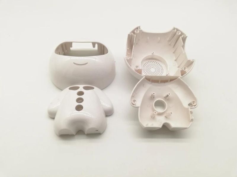 Tooling Molding Maker Plastic Whtie Intelligent Toys Doll Front Shell Plastic Injection Mould Making
