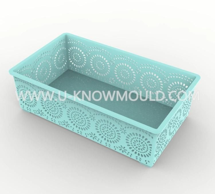 Storage Basket Square Basket Injection Mould Plastic Basket Mold