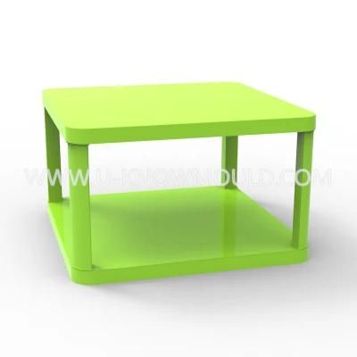 Kindergarten Plastic Rectangular Table Mold / Plastic Table Injection Mould