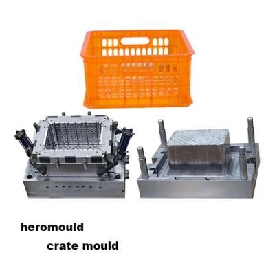 Plastic Injection Mold Plastic Heavy Duty Crate Mould Plastic Logistic Crate Injection ...