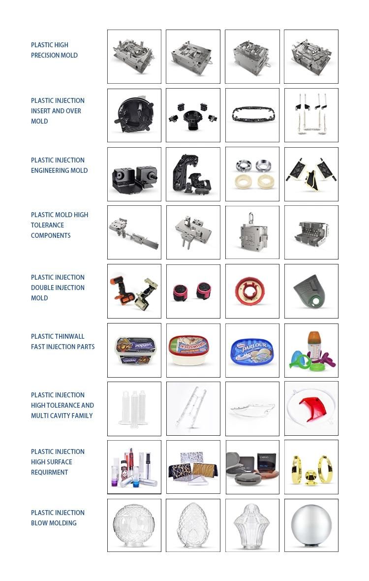 High Precision Mould Company Injection Moulding Plastic Mold Making for Components Tool