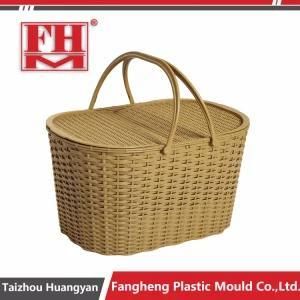 Plastic Injection PP Rattan Storage Lunch Box container Mould