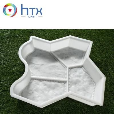 Plastic Rubber Cement Tile Concrete Interlocking Brick Pavers Mold