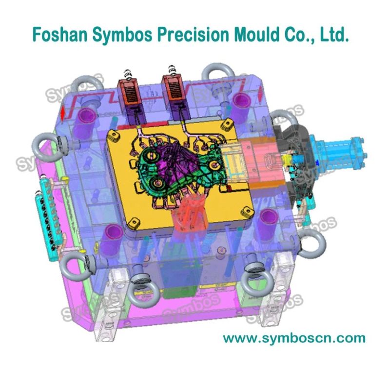 High Quality Cheap Price Custom Hpdc Engine Front Cover Die Casting Die Die Casting Mold From Mold Maker Symbos in China