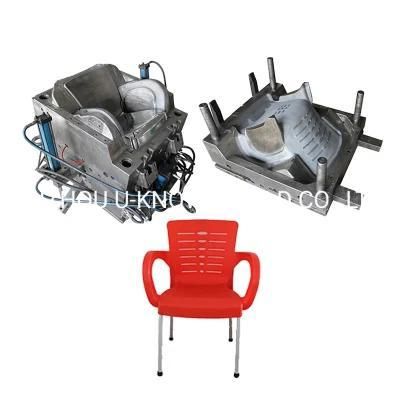 Chair Molding Wth Aluminum Legs Pladtic Steel Pipe Legs Chair Mold