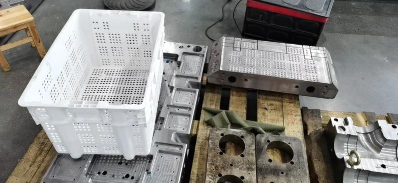 Plastic Injection Mould for Crate, PP High Grade Material