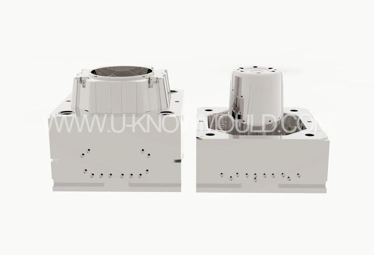 Plastic Mini Trash Can Injection Mould Plastic Desktop Trash Bin Mold