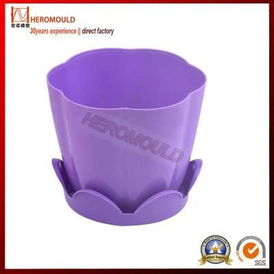 Plastic Injection Moulds Plastic Flowerpot Injection Mould Plastic Flowerpot with Plate ...