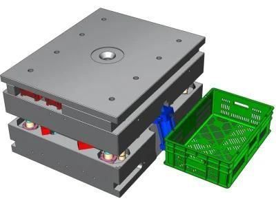 Plastic Injection Crate Box Container Box Template Mould