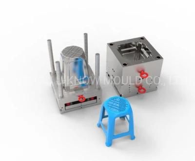 Plastic Stackable Stool Mould Plastic Round Stool Injection Mold
