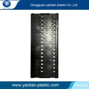Precision Automated PCB Blister Packaging ESD Antistatic Disposable Plastic Black PS Tray ...