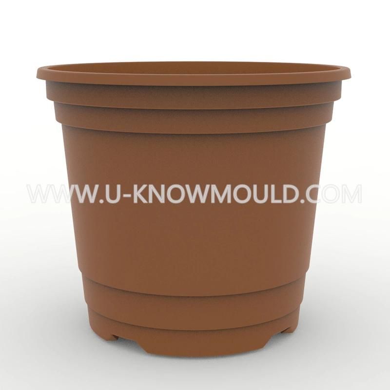 Plastic Garden Flower Pot Injection Mould Plastic Plant Flower Pot Mold