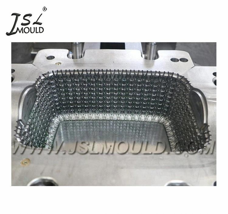 New Design Customized Injection Plastic Rattan Laundry Basket Mould